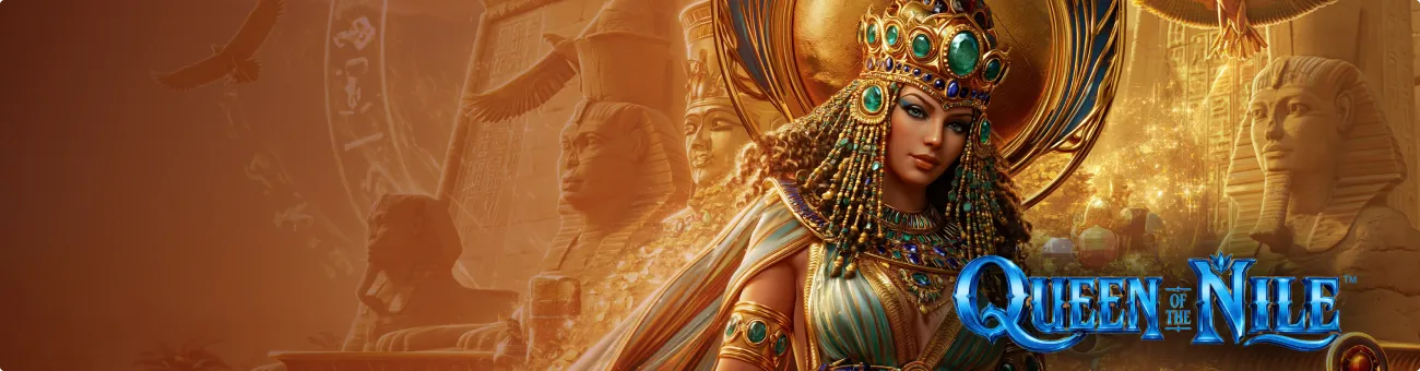 Queen of the nile slot Banner 4